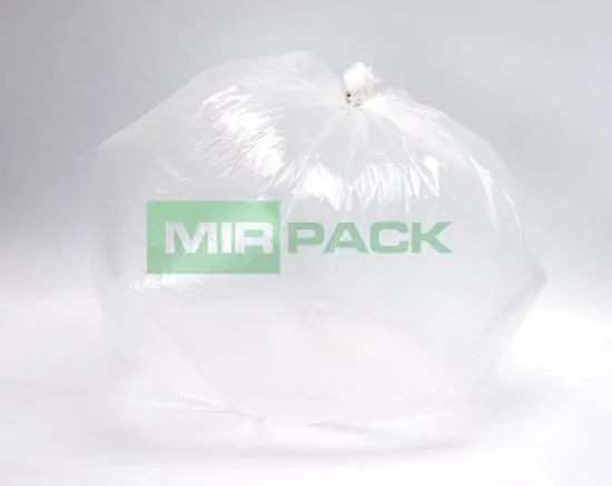 Пакеты для мусора 18 л, 7 мкм, ПНД, в рулоне 100 штук, прозрачные, 45х50 см, Professional - Вид 4