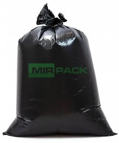 Мешки для мусора 120 л, 25 мкм, ПВД, в рулоне 25 шт, 70х110 см, двухслойные - Вид 4