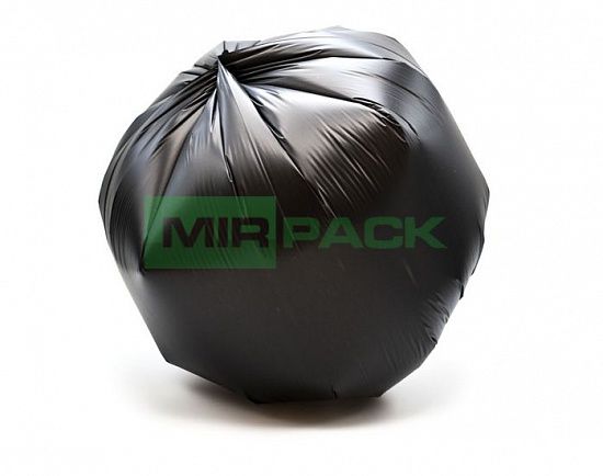 Мешки для мусора с ушками 35 литров, 30 шт, 20 мкм, черные, 50*60 см, серии «Premium Lux Ушки» - Вид 2