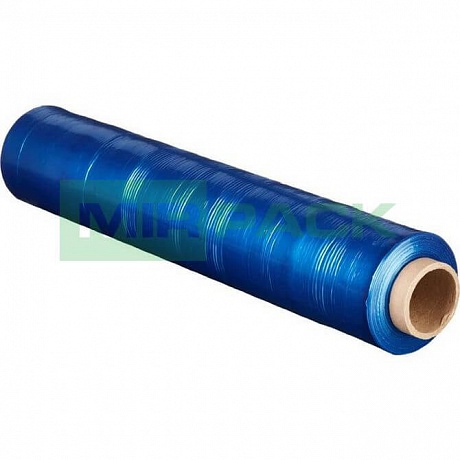 Стрейч пленка для паллет 500 мм 17 мкм 1,8 кг синяя - Вид 1