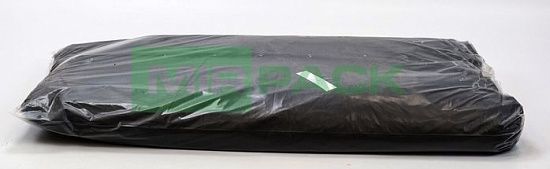 Мешки для мусора 360 литров, 40 мкм, в пачках ПВД, черные, пласт - Вид 2