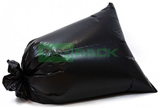 Мешки мусорные 120 литров, 30 мкм, ПВД, 25 шт, черные - Вид 2