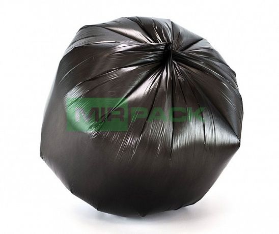 Мешки для мусора 30 л, 8 мкм, ПНД, 50 шт, 50х60 см, черные, ХИТ - Вид 3