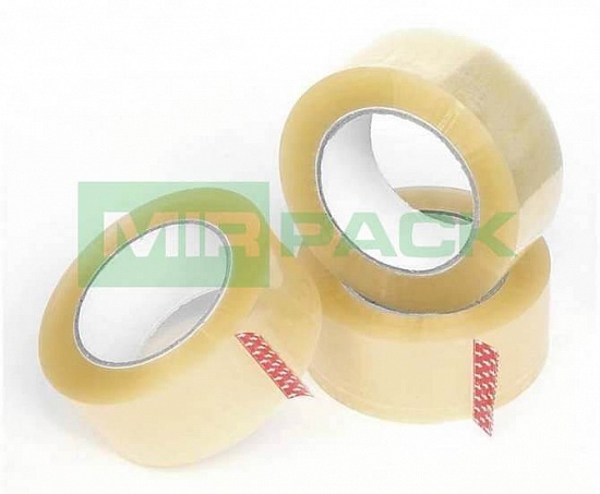 Скотч упаковочный прозрачный 48 мм 66 м 43 мкм - Вид 1